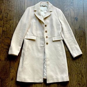 Banana Republic Ivory Lady Coat